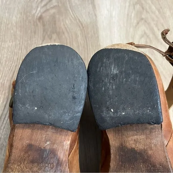 Women's Cuoio Vero Camel Brown Leather Short Boots Booties