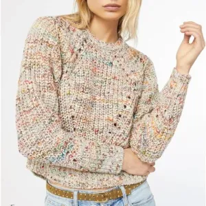 Women's FRAME Colorful Marl Sweater Size XL