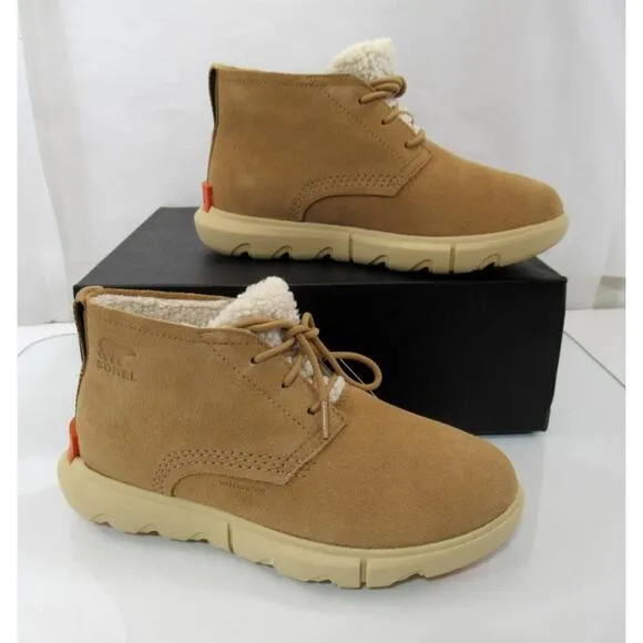 Women's Sorel Explorer II Drift Waterproof Boots Tawny Buff Light Brown Size 8