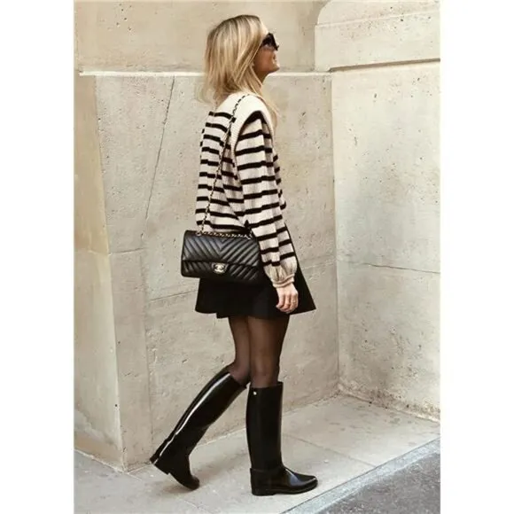 Women's Sweaters Casual Winter Long Lantern Sleeve Crewneck Blouse