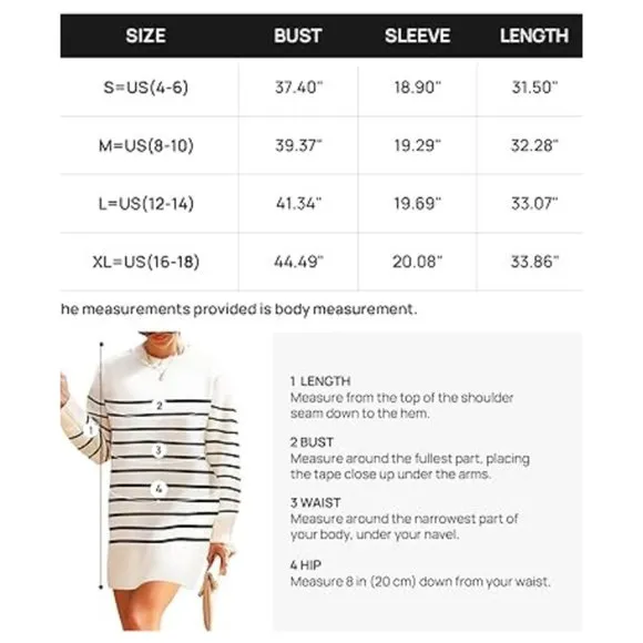 Women's Winter Long Sleeve Dress Oversized Tunic Sweater, Beige
