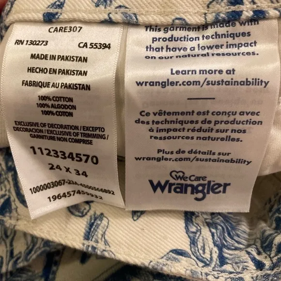 Wrangler Wander High Rise Sailing Seven Seas Flare Jeans 24/34