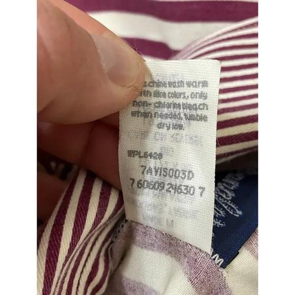 Wrangler X Long Tails Western 2x36 Shirt Men's White Striped Brushpopper
