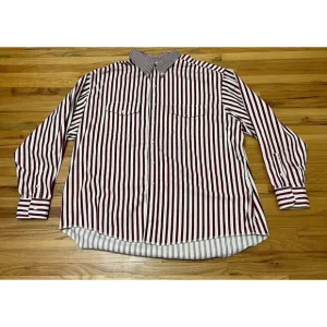 Wrangler X Long Tails Western 2x36 Shirt Men's White Striped Brushpopper