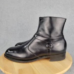 Wright Arch Preserver Breather Black Leather Chelsea Zip Up Boots Mens Sz 10.5