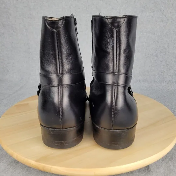 Wright Arch Preserver Breather Black Leather Chelsea Zip Up Boots Mens Sz 10.5