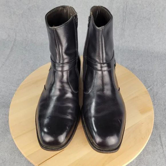 Wright Arch Preserver Breather Black Leather Chelsea Zip Up Boots Mens Sz 10.5