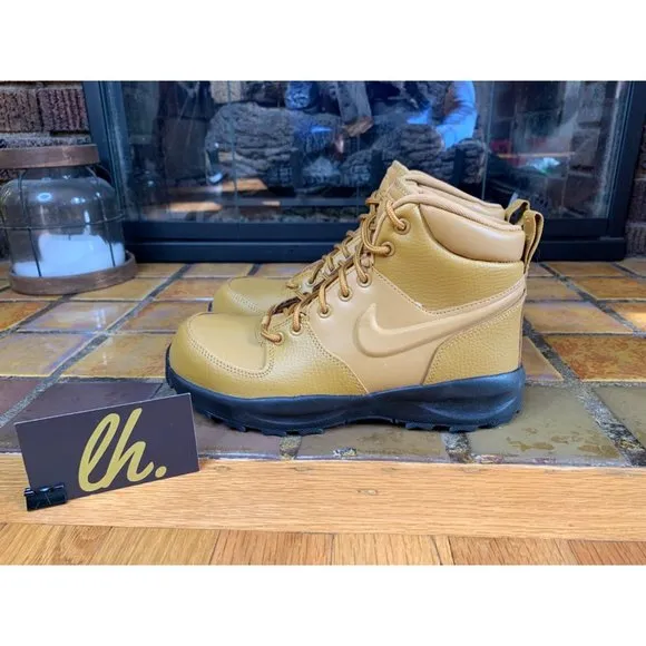 Youth 5y Nike Manoa LTR “Wheat” Leather Boots BQ5372-700