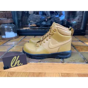 Youth 5y Nike Manoa LTR “Wheat” Leather Boots BQ5372-700