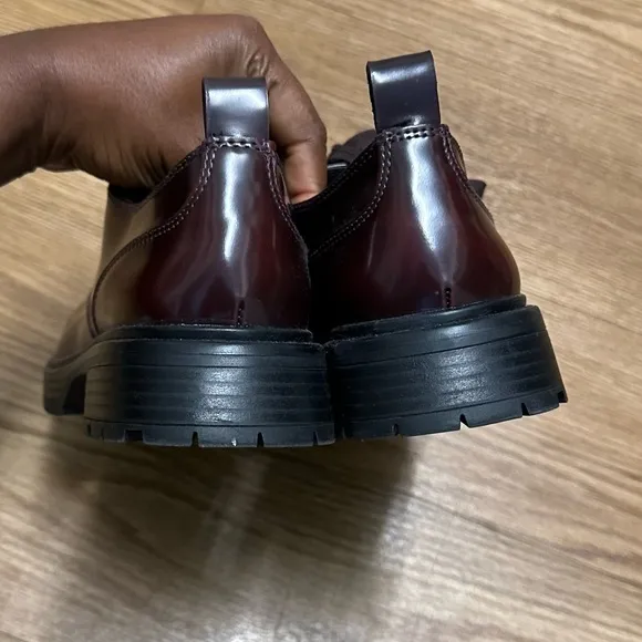 Zara chunky platform Derby shoes