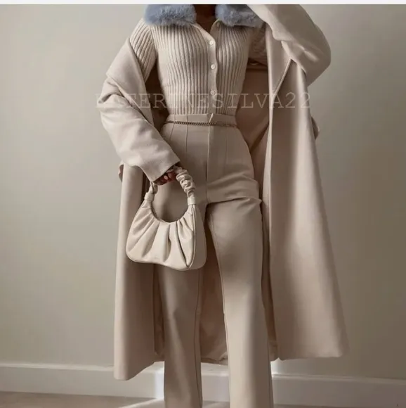 Zara * faux fur knit cardigan Size M