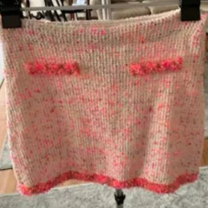 Zara Tweed frayed skirt